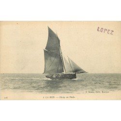 35 RENNES. Sloop en Rade. Bateau de Pêcheurs et Métier de la Mer