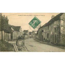 95 PUISEUX-LES-LOUVRES ou PUISEUX-EN-FRANCE. L'Entrée du Village par Châtenay 1913