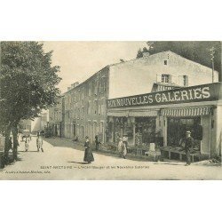 63 SAINT-NECTAIRE. Hôtel Bauger et magasin de cartes postales " Aux Nouvelles Galeries " 1910