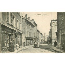 43 TENCE. Chapellerie sur Grande Rue 1922