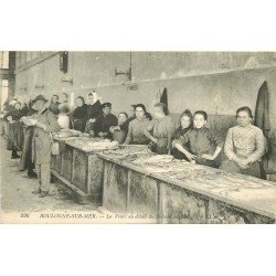 62 BOULOGNE-SUR-MER. La Vente au détail du Poisson aux Halles