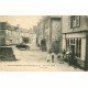 49 SAINTE-GEMMES D'ANDIGNE. Voiture devant Café et Boulangerie Place de la Mairie 1925
