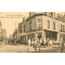 62 LE PORTEL. Café Félix rues Victor Hugo et Amiral Courbet