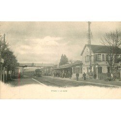 60 SAINT-LEU. Entrée du Train en Gare vers 1900