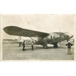 69 Lyon. Port aérien de Bron. Un Avion Potez au départ. Aviation Aérodrome et Aviateurs