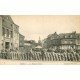 27 BERNAY. La Halle aux Grains devant le Café Suplice 1905