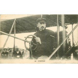 AVIATION. Aéroplane Aviateur Curtiss