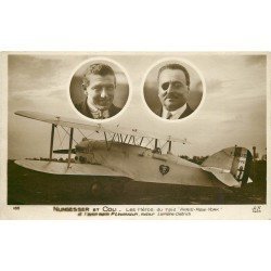 AVIATION. Aviateurs Nungesser et Coli sur Avion Levasseur raid Paris New York Aéroplane Meeting