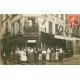 PARIS XX. Vins Restaurant Feydel 100 Boulevard de Ménilmontant et rue Cendriers. Photo carte postale ancienne 1909
