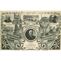 35 RENNES. Souvenir du voyage du Président Clémenceau en 1908