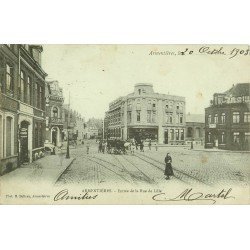 59 ARMENTIERES. Epicerie Salomé et le Café "Au Bon Coin" rue de Lille 1903