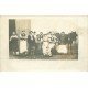 69 SATHONAY. Un groupe de Vendangeurs et son attelage. Photo carte postale rare et ancienne 1913