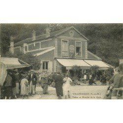 77 VILLEPARISIS. Tabac et Marché de la Gare 1935 Restaurant du Pont de Mitry