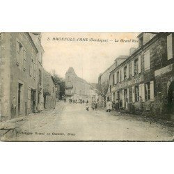 24 BADEFOLS D'ANS. Epicerie Mercerie Vaysse sur Grand Rue 1935