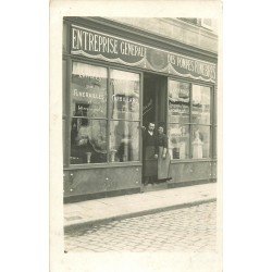 71 CHAROLLES. Entreprise Générale des Pompes Funèbres 1 rue Baudinot. Photo carte postale ancienne