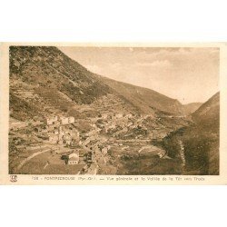 66 FONTPEDROUSE. Le Village sur la Vallée de la Têt vers Thuès