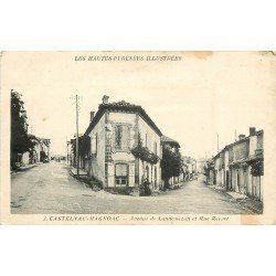 65 CASTELNAU-MAGNOAC. Avenue de Lannemezan et Rue Recurt 1939