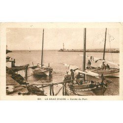 34 LE GRAU D'AGDE. Retour des Pêcheurs à l'Entrée du Port 1935