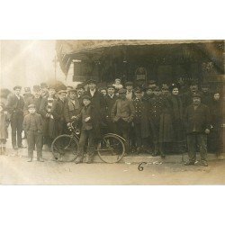 PARIS 06. Café Brunel 122 rue de Rennes. Photo carte postale ancienne et rare