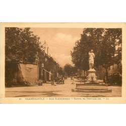 39 CHAMPAGNOLE. Voiture devant le Garage rue Clémenceau Route de Pontarlier 1935