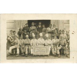 93 SAINT-OUEN. L'Ecole de Cuisine des Militaires. Photo carte postale ancienne