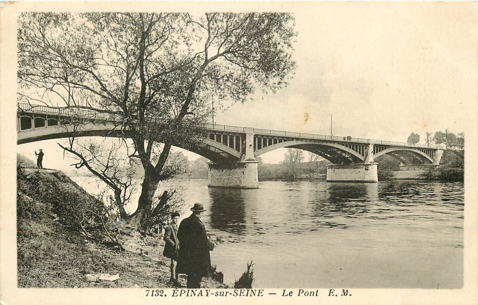 93 EPINAY-SUR-SEINE. Le Pont 1942
