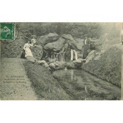 92 ASNIERES-SUR-SEINE. Le Drain et la Sortie au Jardin Modèle 1908