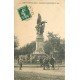 36 CHATEAUROUX. 1912 cyclistes devant le Monument commémoratif de 1870
