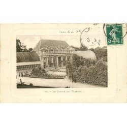 carte postale ancienne 14 CAEN. Top Promotion. Le Jardin des Plantes 1910