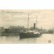 carte postale ancienne 14 CAEN. Top Promotion. Arrivée du Bateau du Havre 1915