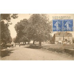 79 SAINT-JOUIN-DE-MARNES. Vaches sur la Route de Thouars 1933