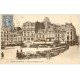 carte postale ancienne 02 SAINT-QUENTIN. Voitures anciennes Place Hôtel de Ville 1929 et Cinéma au fond