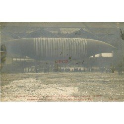 AVIATION. Paris Champ de Mars 1903 Aeronat Aéronef Zeppelin " JAUNE " par Lebaudy et Juchmes Rey