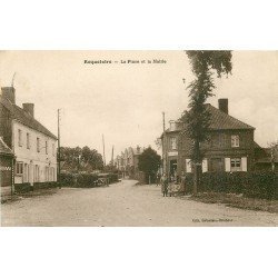 62 ROQUETOIRE. Estaminet sur la Place et la Mairie 1933