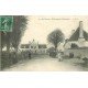 18 SAINT-LOUP-DES-CHAUMES. Belle animation devant la Mairie 1908