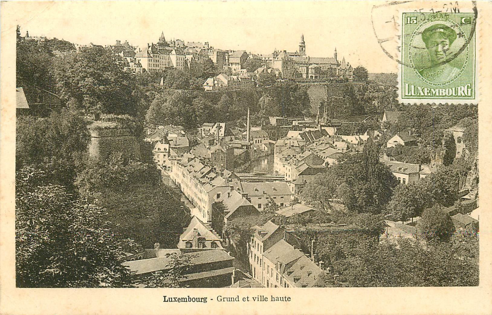 LUXEMBOURG. Grund et Ville haute 1931
