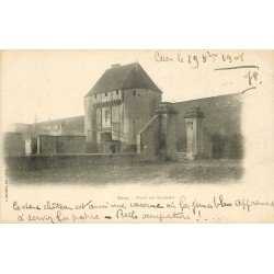 carte postale ancienne 14 CAEN. Porte du Secours 1901