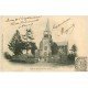 carte postale ancienne 02 SAINT-RICHAUMONT. L'Eglise animée 1905