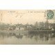 carte postale ancienne 14 CAEN. Top Promotion. Vue des Bassins 1904