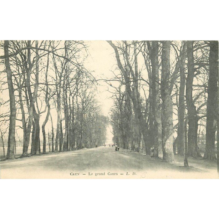 CPA 14 - CAEN : LE CHÂTEAU - PORTE DE SECOURS (CALVADOS) ÉCRITE EN 1908