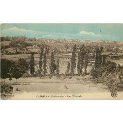 33 CAMBLANES. Vue générale sur le Village et les Vignes.