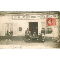 60 GONDREVILLE. Tabac Vins Billard Bruet. Ecrite par le propriétaire de l'Estaminet