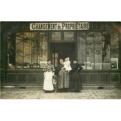 93 AUBERVILLIERS. Vins Epicier Danguy 165 route de Flandre. Photo carte postale