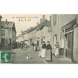 WW 03 BELLENAVES. La Boucherie rue des Forges 1909