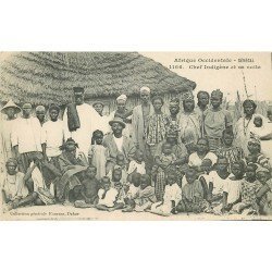 SENEGAL. Chef Indigène et sa suite