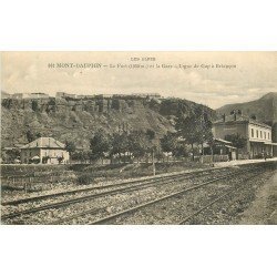 05 MONT-DAUPHIN. Le Fort et la Gare ligne de Gap à Briançon