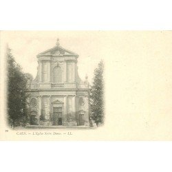 carte postale ancienne 14 CAEN. Top Promotion Eglise Notre-Dame vers 1900