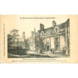 carte postale ancienne 14 CAEN. Top Promotion Château de Lasson. Carte papier velin 1908
