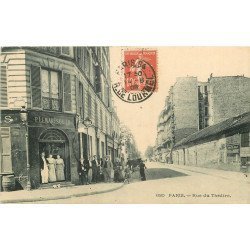 PARIS 15. Tabac Lemaresquier rue du Théâtre 1908