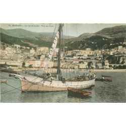 WW MONACO. La Condamine. Pêcheurs sur Bateau dans le Port